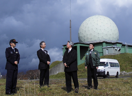 固定式警戒管制レーダーが配備されている航空自衛隊当別分屯基地