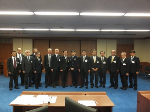 石上誠航空幕僚監部総務部長を表敬訪問 石上誠航空幕僚監部総務部長を表敬訪問